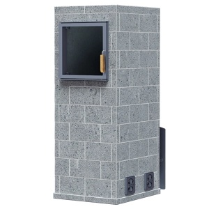 Облицовка для печей ГРОМ 50П2  РУССКИЙ ПАР  КИРПИЧ ТАЛЬКОМАГНЕЗИТ (1620/45)