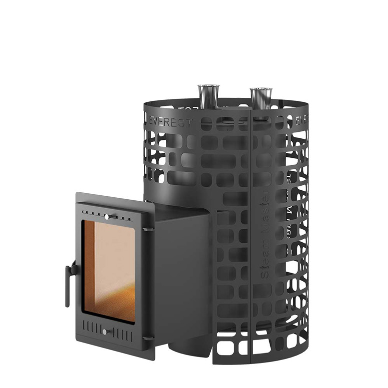 Печь-каменка ЭВЕРЕСТ "Steam Master" 30  дверца 320М (26 - 30 м.куб)