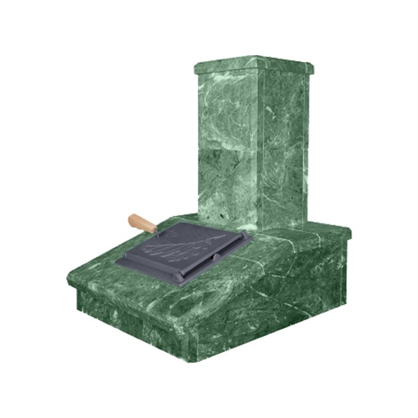 Облицовка на трубу для печей ГРОЗА 18  ПРЕЗИДЕНТ ЗМЕЕВИК (115*540)  (2 яруса) под шибер