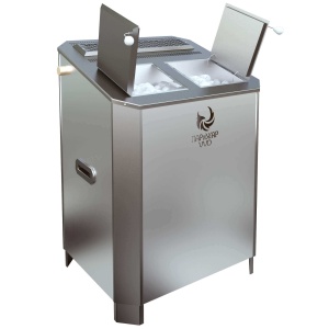 Электрокаменка ПАРиЖАР паротермальная - 10 кВт (8 - 13 м.куб.) с АЭГПП 380В напольная без пульта