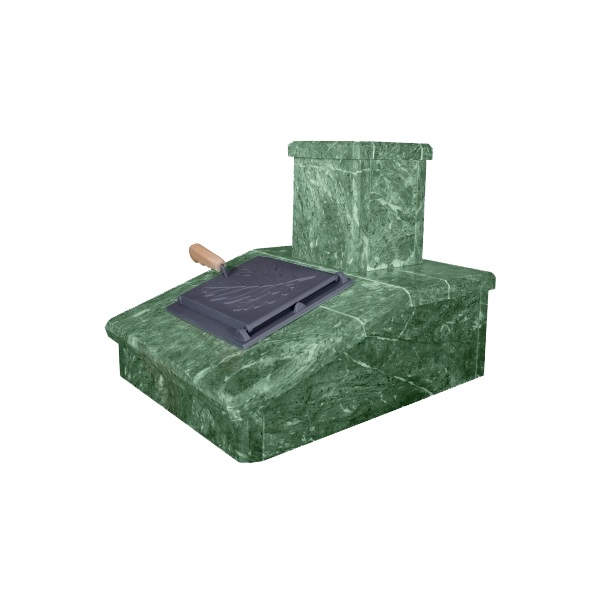 Облицовка на трубу для печей ГРОЗА 18  ПРЕЗИДЕНТ ЗМЕЕВИК (115*290)  (1 ярус) под шибер