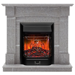 Портал Andrea STD/EUG мрамор серый (GR-F714) для электроочага стандартного/Eugene *