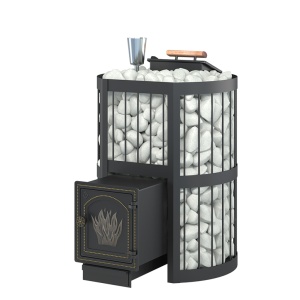 Печь-каменка  чугунная УРАГАН  СТАНДАРТ 16 дверца ДТ-4 (8 - 18 м.куб)