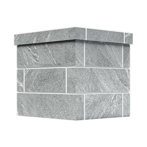 Облицовка на трубу для печей GFS ЗК 30 / ГРОМ 30  КЛАССИКА/ПРЕЗИДЕНТ КИРП ТАЛЬКОМАГНЕЗ(1 ярус) шибер