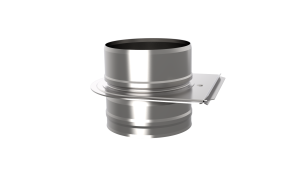 Шибер (задвижка) d = 150 мм (0,8 ММ) НЕРЖАВЕЙКА  (GS)