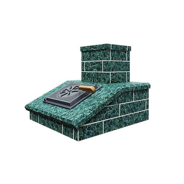 Облицовка на трубу для печей GFS ЗК 25  КЛАССИКА/ПРЕЗИДЕНТ КИРПИЧ ЗМЕЕВИК  (1 ярус) под шибер