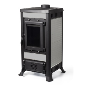 Печь-камин KLEMENS l чугунная серый d = 120 мм ( 8 кВт )