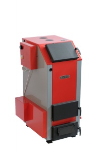 Котел отопительный  длит.горения МАГНУМ 20 ТЭ без ТЭН d=150 мм с установленным механизмом (G 1-1/4