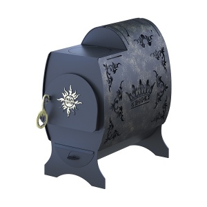 Печь отопительная МАТРЕШКА МАЛАЯ 1 с варочной поверхностью - 8 мм (110 - 230 м.куб)