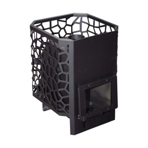 Печь-каменка РАДА  сталь 6 мм 18S СЕТКА без ВТК (16 - 20 м.куб) (без дверки)