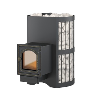 Печь-каменка СКИФ  СТАНДАРТ 22 дверца ДТ-4 С  (12 - 24 м.куб)