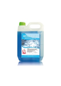 Вода котловая 20 л деминерализированная двойной очистки с комплексом функциональных присадок