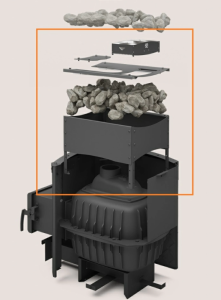 Закрытая каменка на печь-каменку БЫЛИНА 24