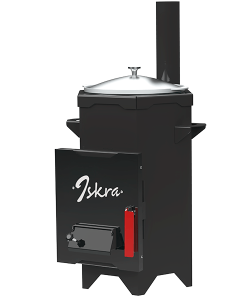 Печь под казан  4,5 л  ISKRA Mini (дымоход в комплекте)