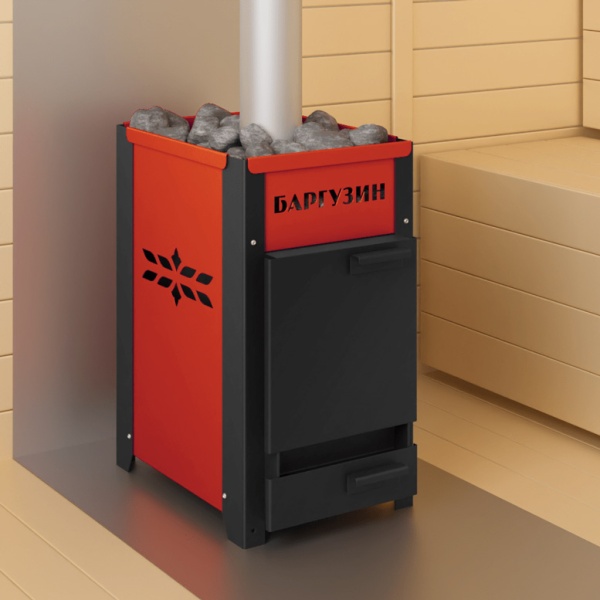 Печь-каменка без выносного топливного канала БАРГУЗИН (6 - 10 м.куб)
