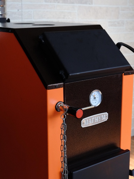 Котел отопительный  длит.горения МАГНУМ  20 ТЭ без ТЭН d=150 мм (G 1-1/4