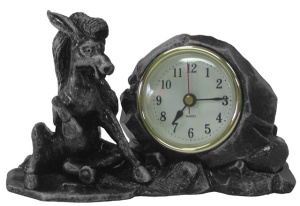 Часы ХДИ-10.001  В ГОСТЯХ У СКАЗКИ патина (ГР: 180 х 80 х 110 мм) ЛИТКОМ