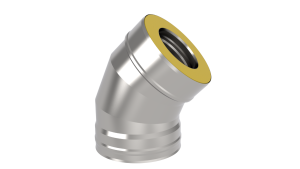 Сэндвич-колено 45 гр. d = 150/220 мм (Н+Н) 0,8 ММ