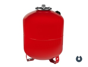 Расширительный бак UNIPUMP 80 сталь, красный G- 1