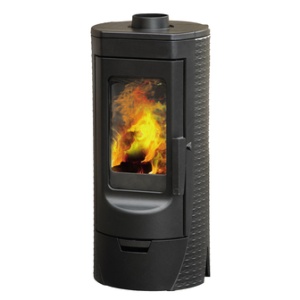 Печь-камин PLAMEN TARA  чугунная черная Хорватия
