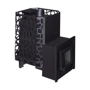 Печь-каменка РАДА  сталь 4 мм 18M ЗК СЕТКА (16 - 20 м.куб) (без дверки)