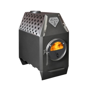 Печь отопительная STOKER TERMO AQUA 150С дверца со стеклом (150 м.куб)