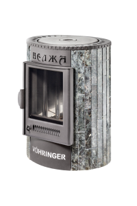 Печь отопительная НЕЛЖА ПФ в ламелях ПИРОКСЕНИТ НАБОРНЫЙ с варочной поверхностью (150 м.куб.)