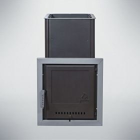 Печь-каменка ПАЛЕНИЦА дверца универсальная СТАЛЬ/СТЕКЛО (12 - 24 м.куб)