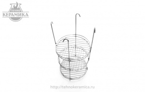 Этажерка 3-х ярусная с бортиком d = 220 мм ТЕХНОКЕРАМИКА