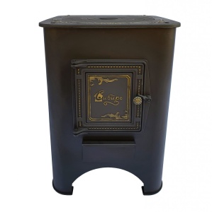 Печь под казан с чугунной плитой и дверцей СИБИРЬ НМК