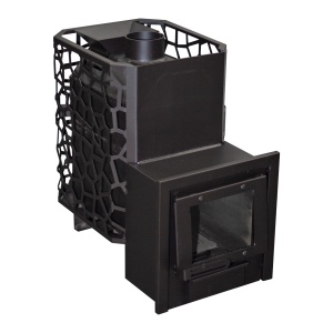 Печь-каменка РАДА  сталь 4 мм 14M ЗК СЕТКА (8 - 16 м.куб) (без дверки)