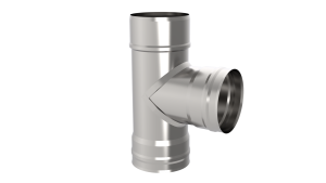 Тройник 90 градусов d = 200 мм (1 ММ)  (3)